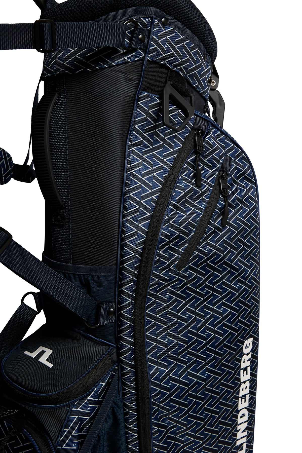 Torba golfowa J.Lindeberg JL Flare Printed - szczegóły nadruku Ladder Estate Navy S