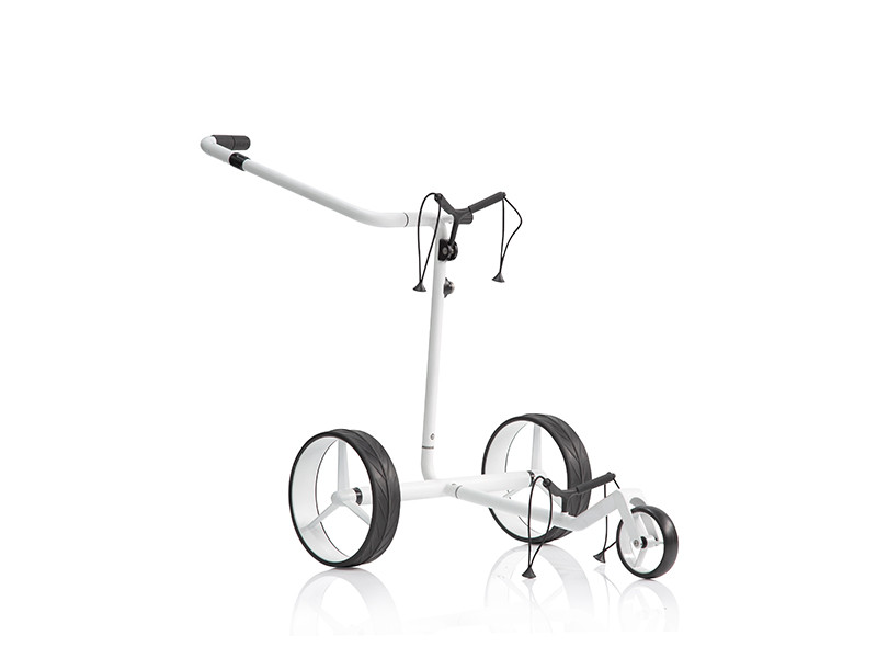 Wózek JuCad Carbon Travel Bianco SV 3.0 z ramą karbonową w kolorze matowej bieli