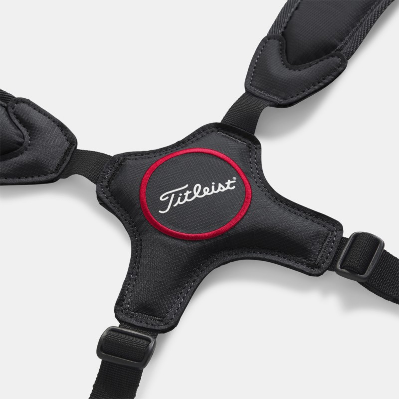 Podwójne szelki premium ze zintegrowaną podkładką biodrową w torbie Titleist Players 4 Carbon