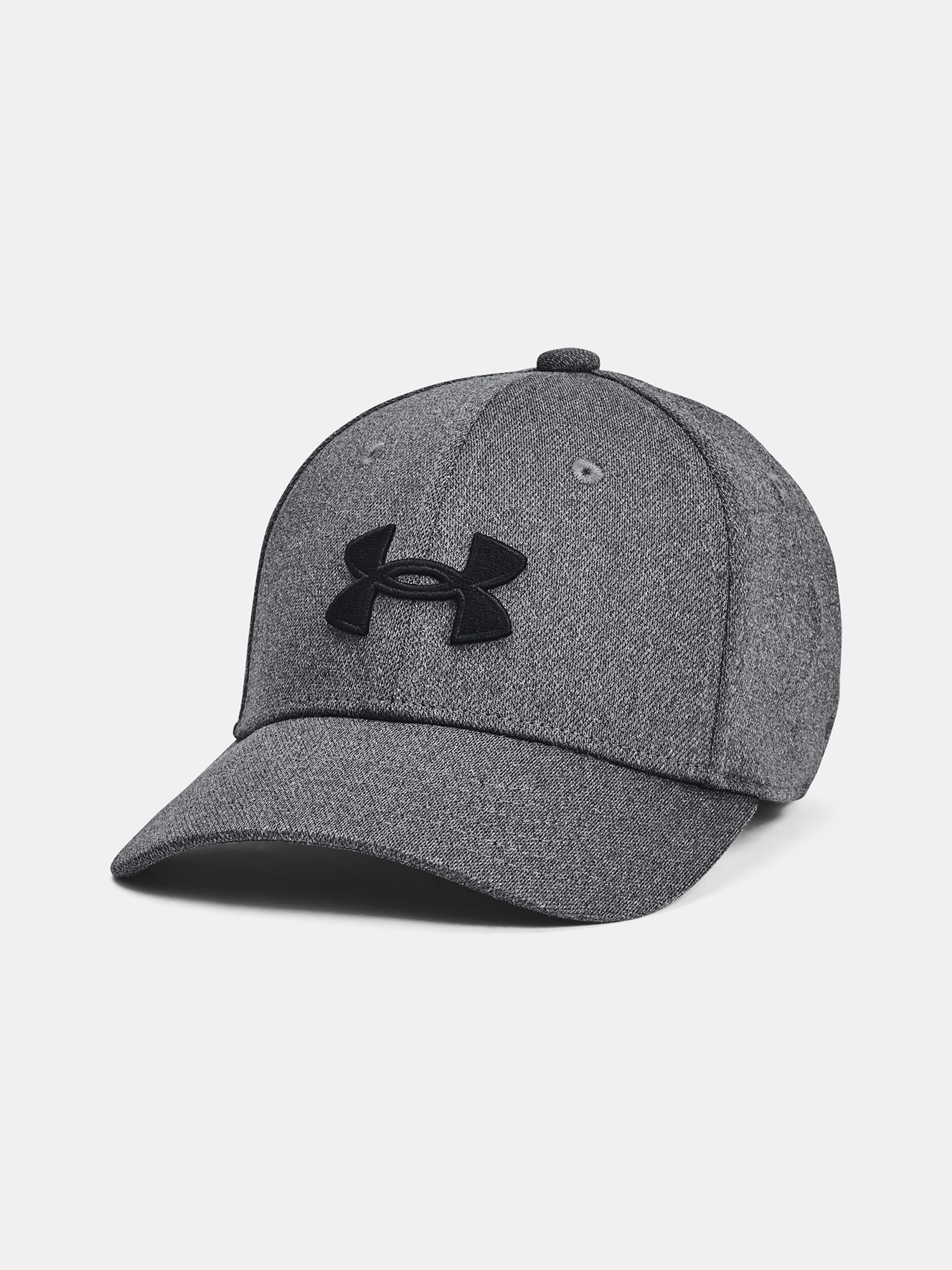 Czapka juniorska Under Armour Blitzing Low czarna - widok z przodu