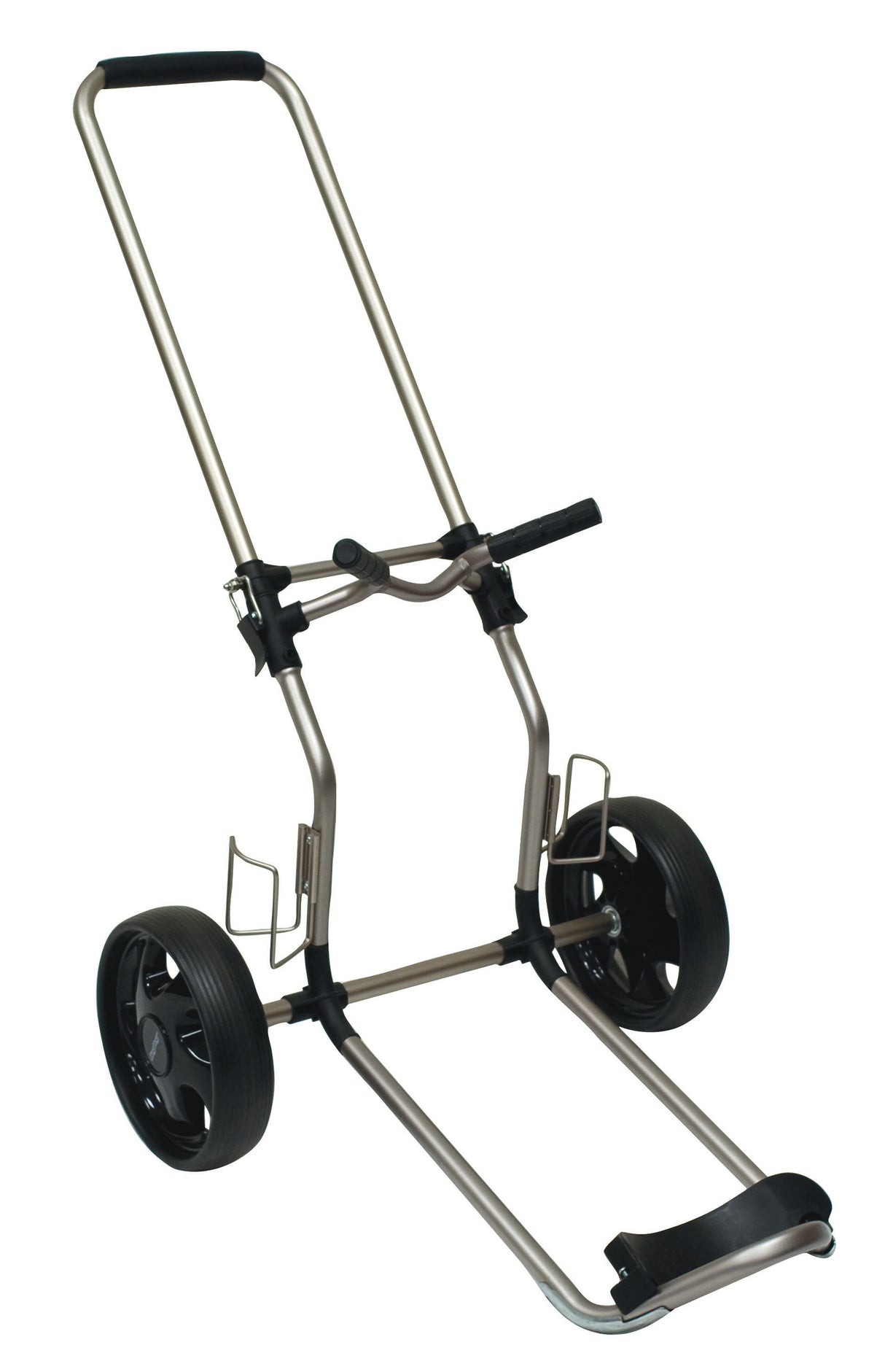 Srebrna aluminiowa rama wózka Bag Boy Rental Dual Tube