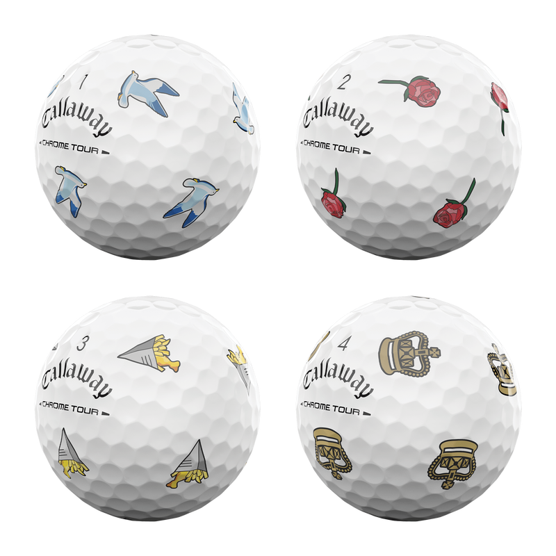 Callaway Chrome Tour July Major 2026 – bezszwowy wzór dimpli Seamless Tour Aero