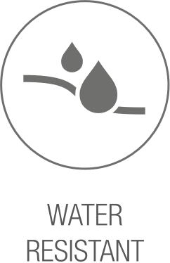 Water resistant technology badge