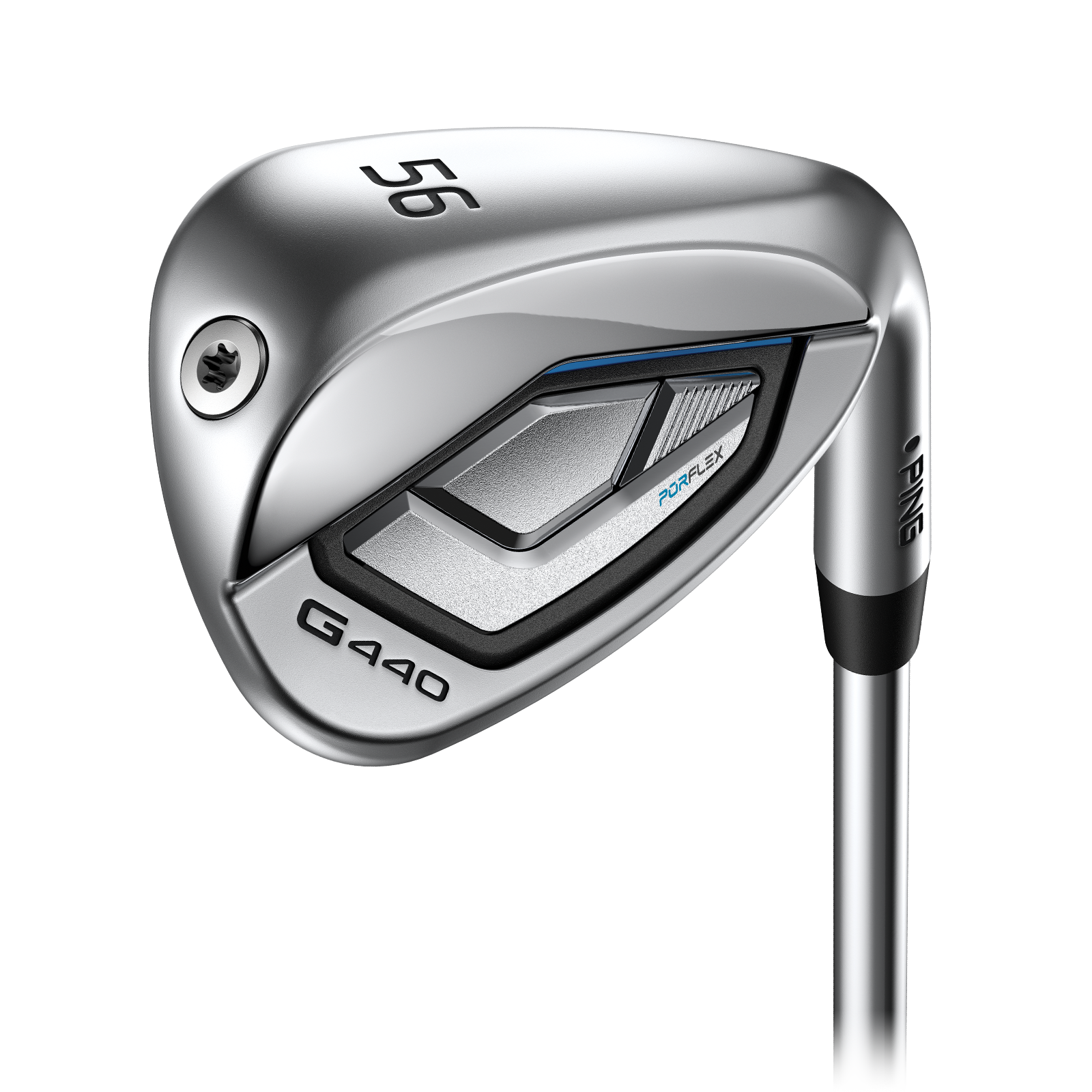 Wnęka wedge PING G440 56 stopni pokazująca design Sand Saver