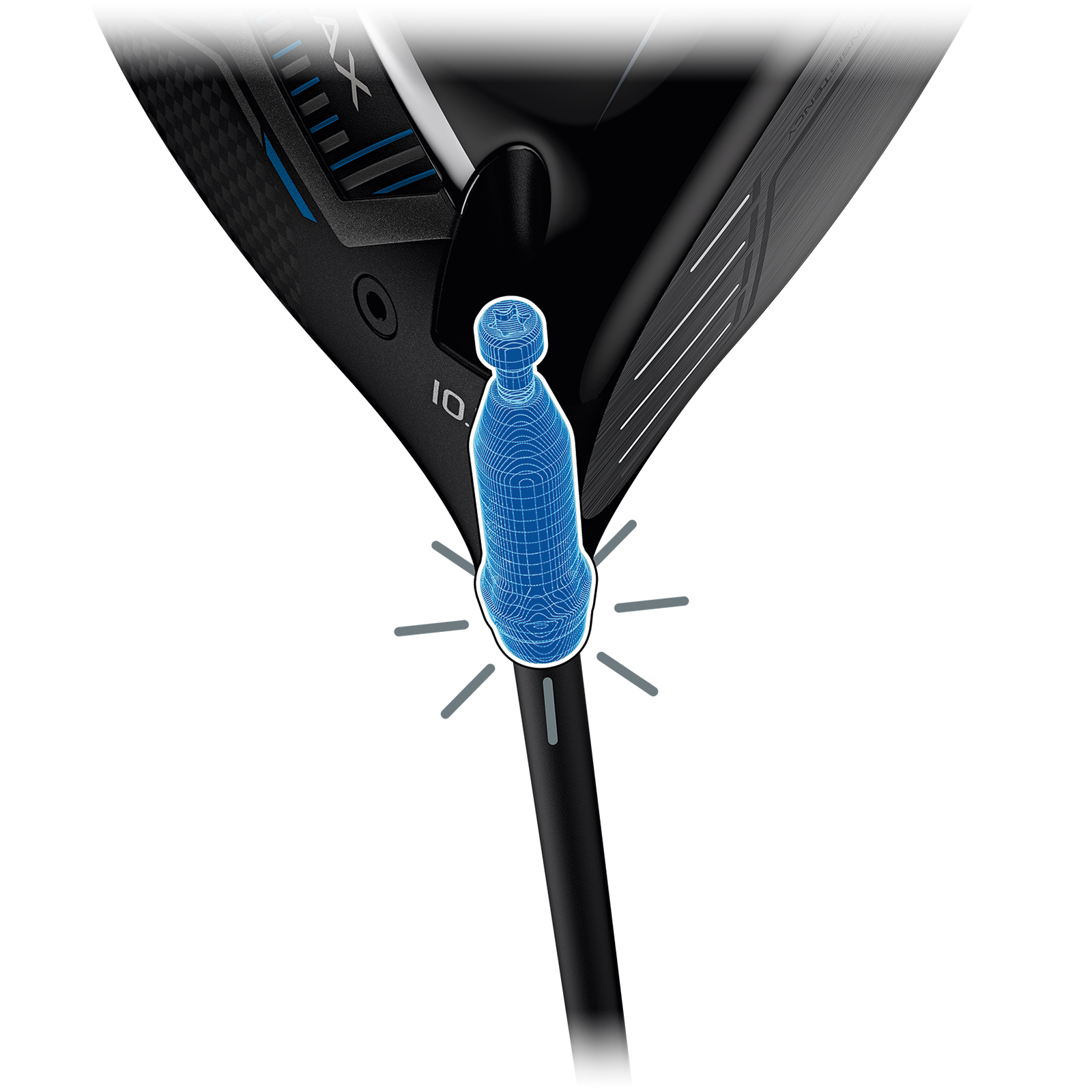 Ilustracja regulacji hosela Trajectory Tuning 2.0 drivera PING G440