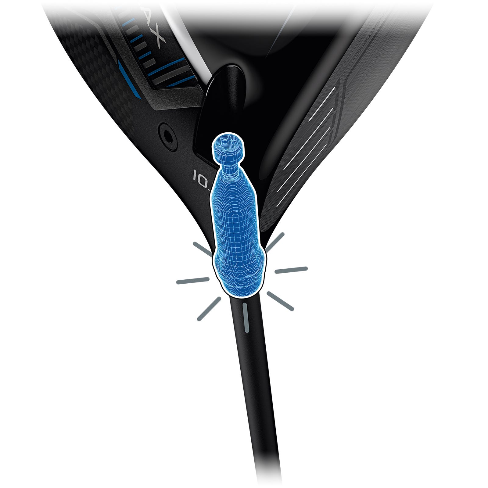 Ilustracja regulacji hosela PING G440 Trajectory Tuning 2.0