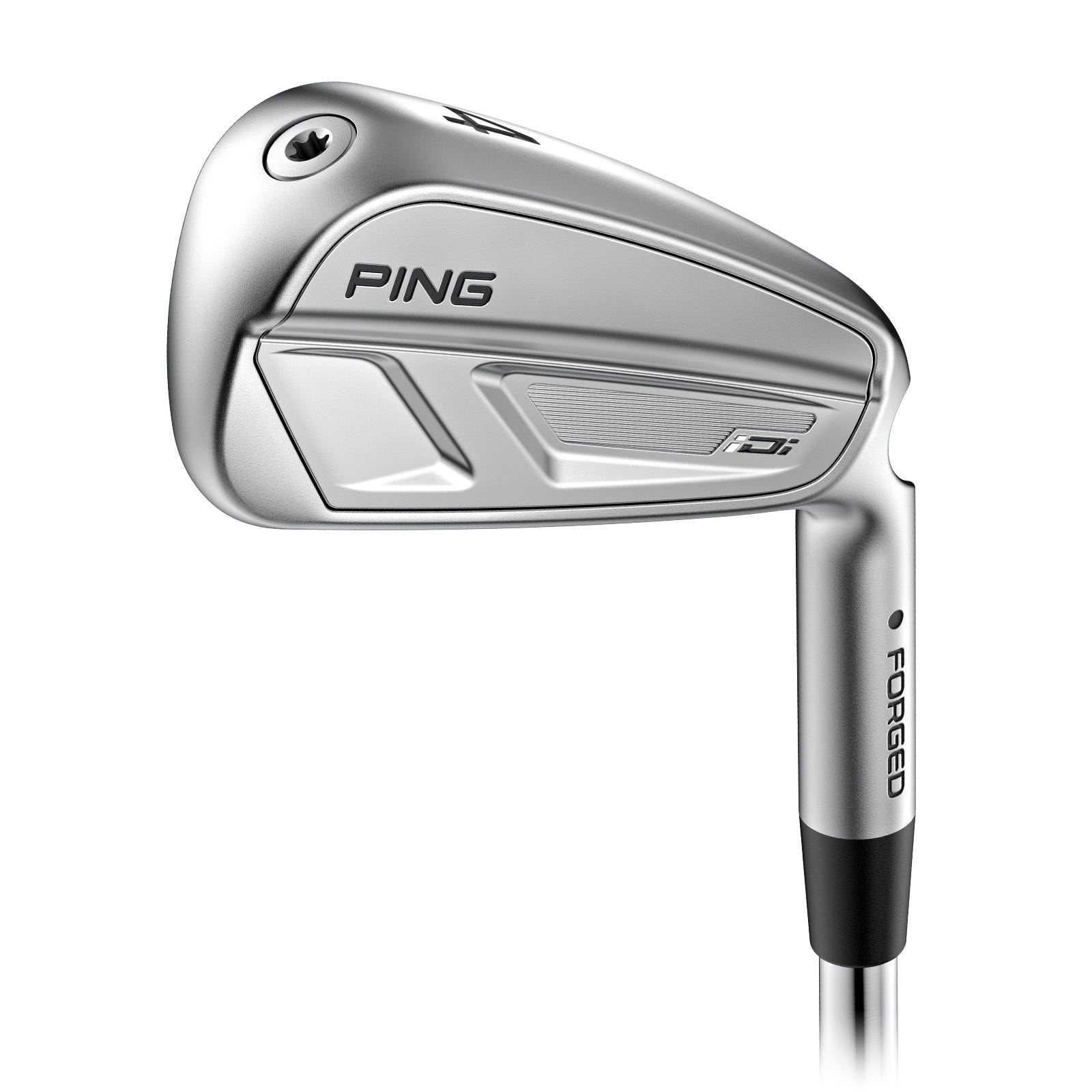 PING iDi crossover 4-iron widok wnęki pokazujący podeszwę i rozmieszczenie ciężarków
