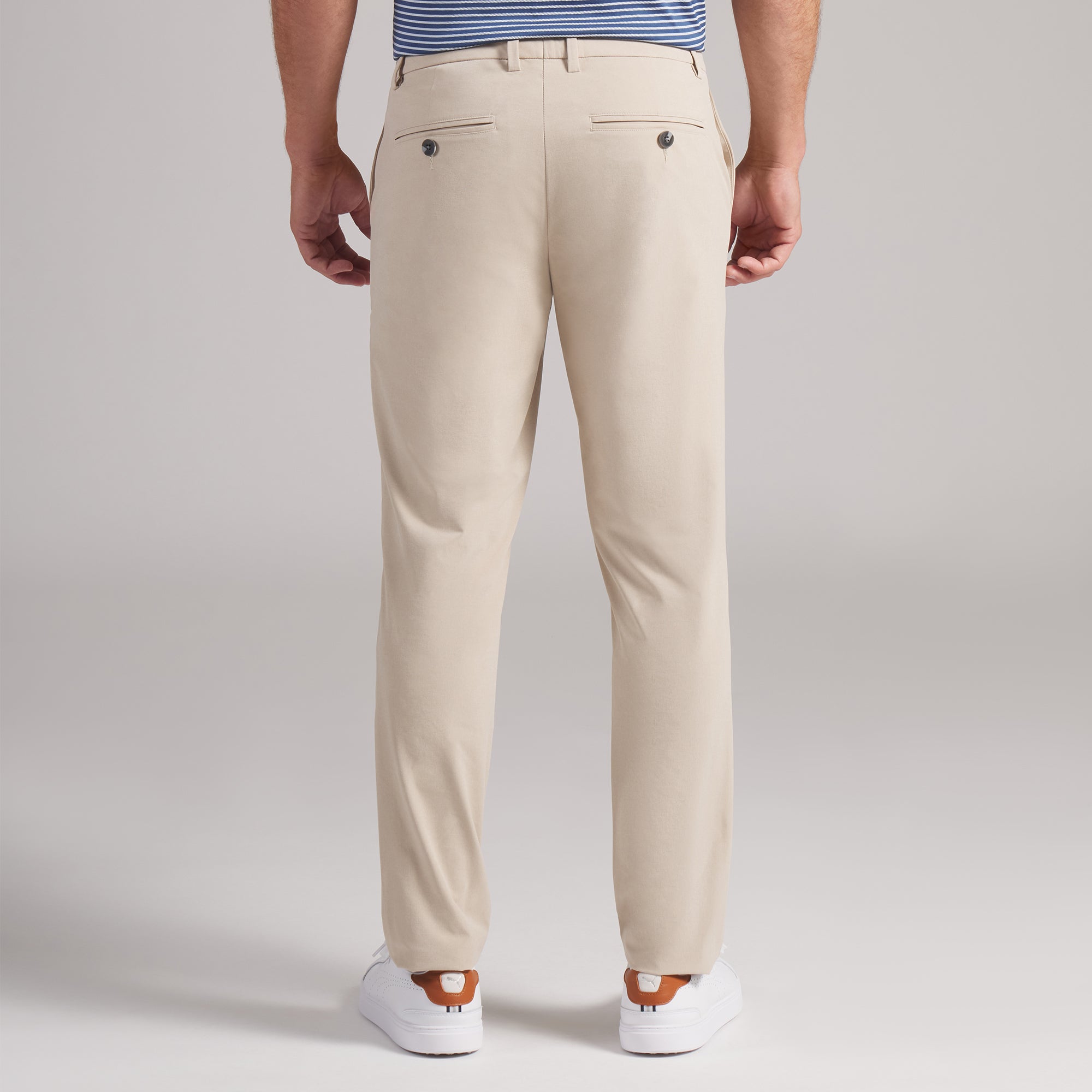 Puma 101 Avant Golf Pants Birch – side detail showing pocket