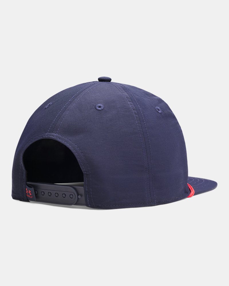 Under Armour Drive Mid Golf Cap – back view showing snapback closure