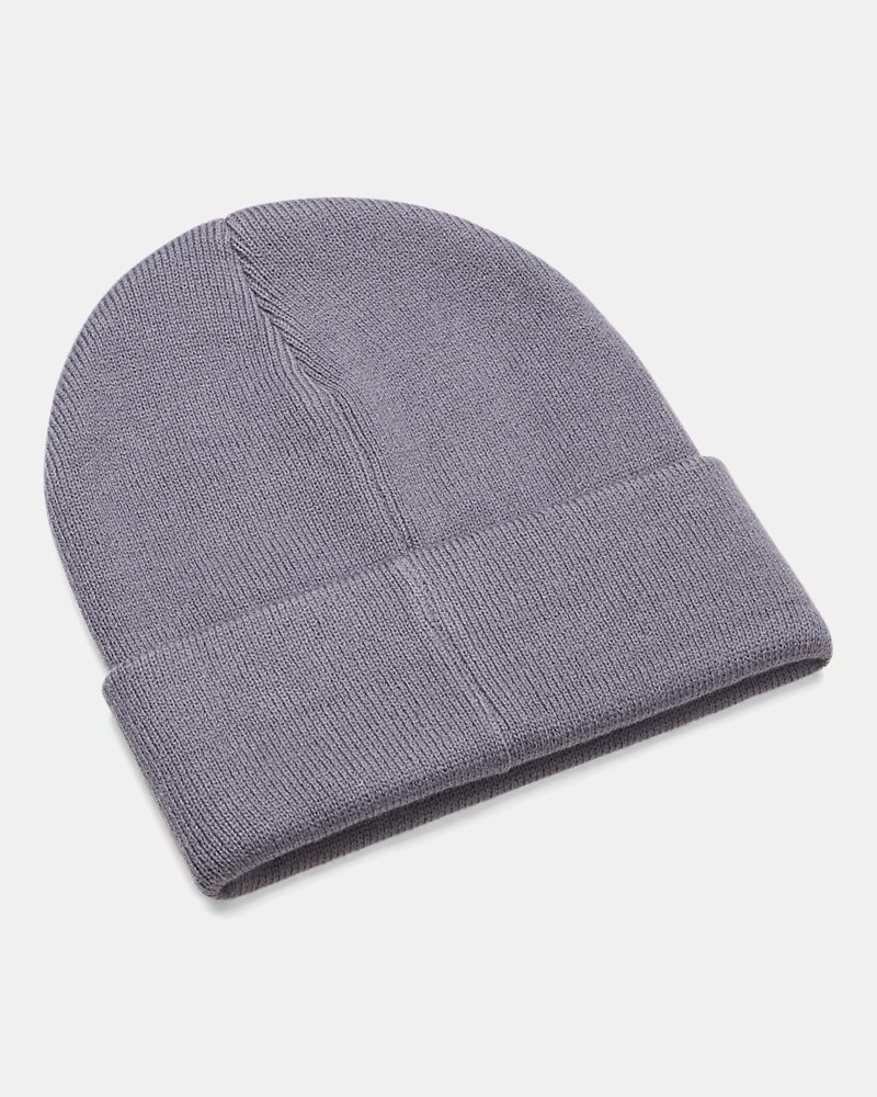 Under Armour Halftime Beanie – back view, gray