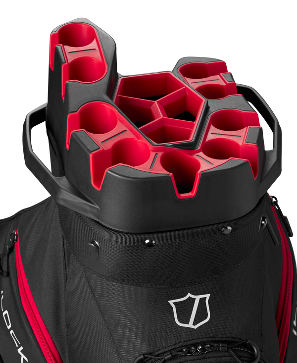 Wilson iLock Cart Bag individual club wells for shaft protection
