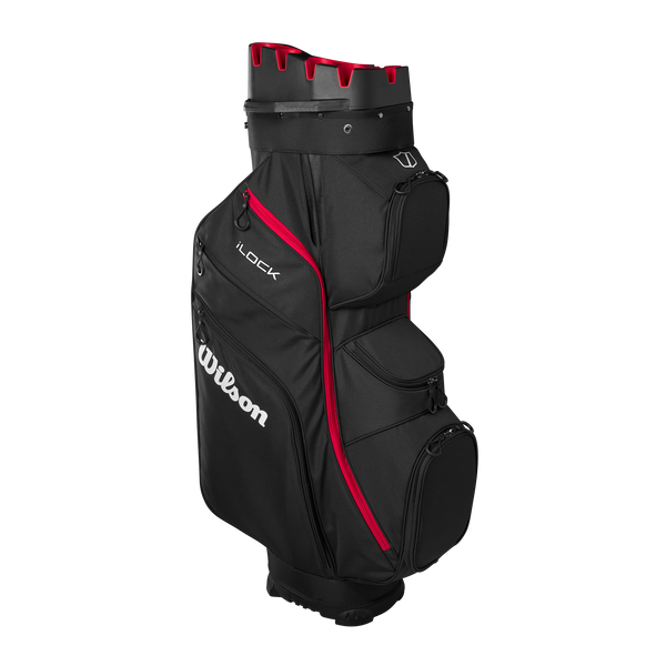 Wilson iLock Cart Bag magnetic closure rangefinder pocket
