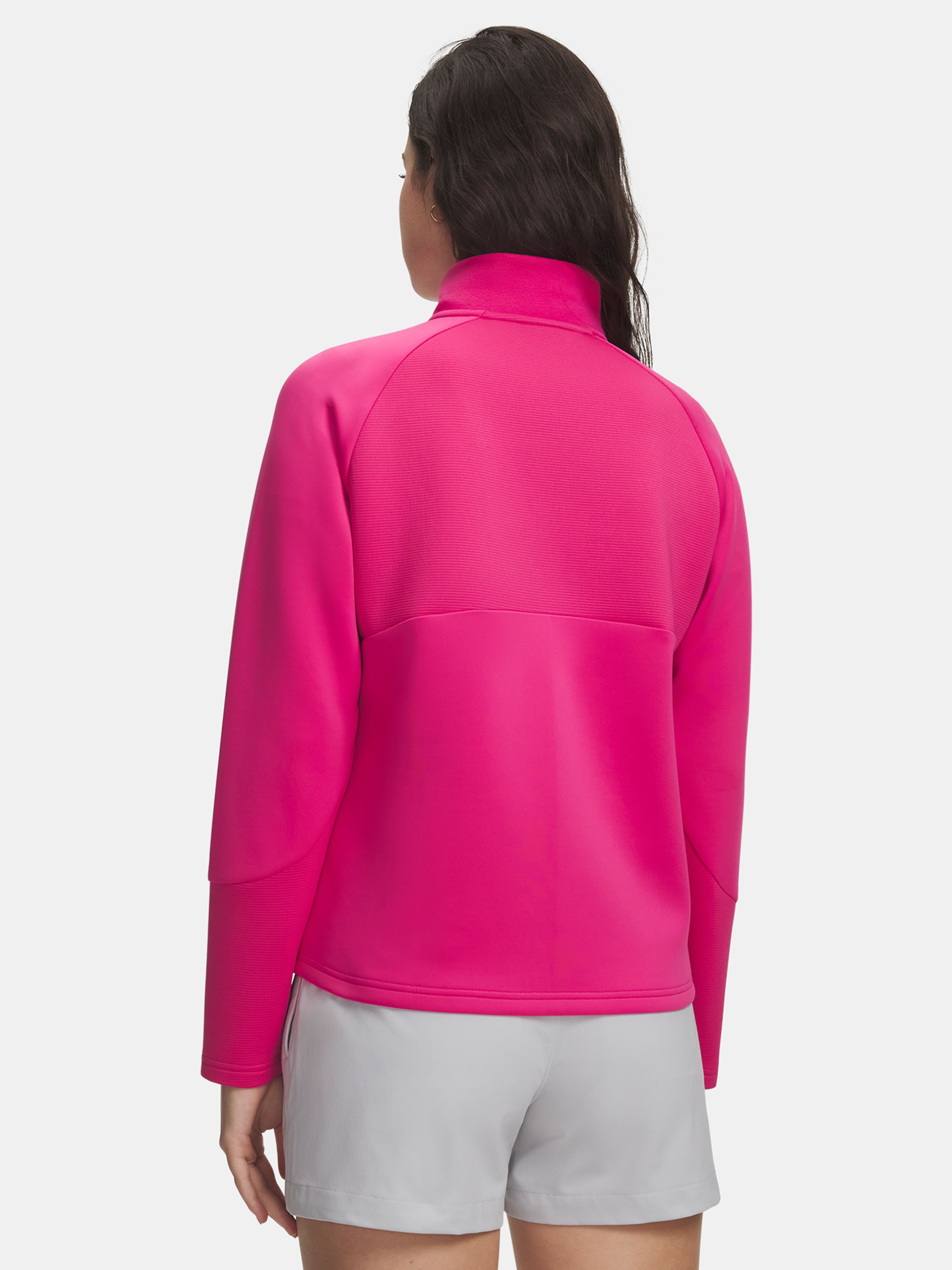 Under Armour UA Drive Midlayer 1/4 Zip damska bluza – tył i detale rękawów