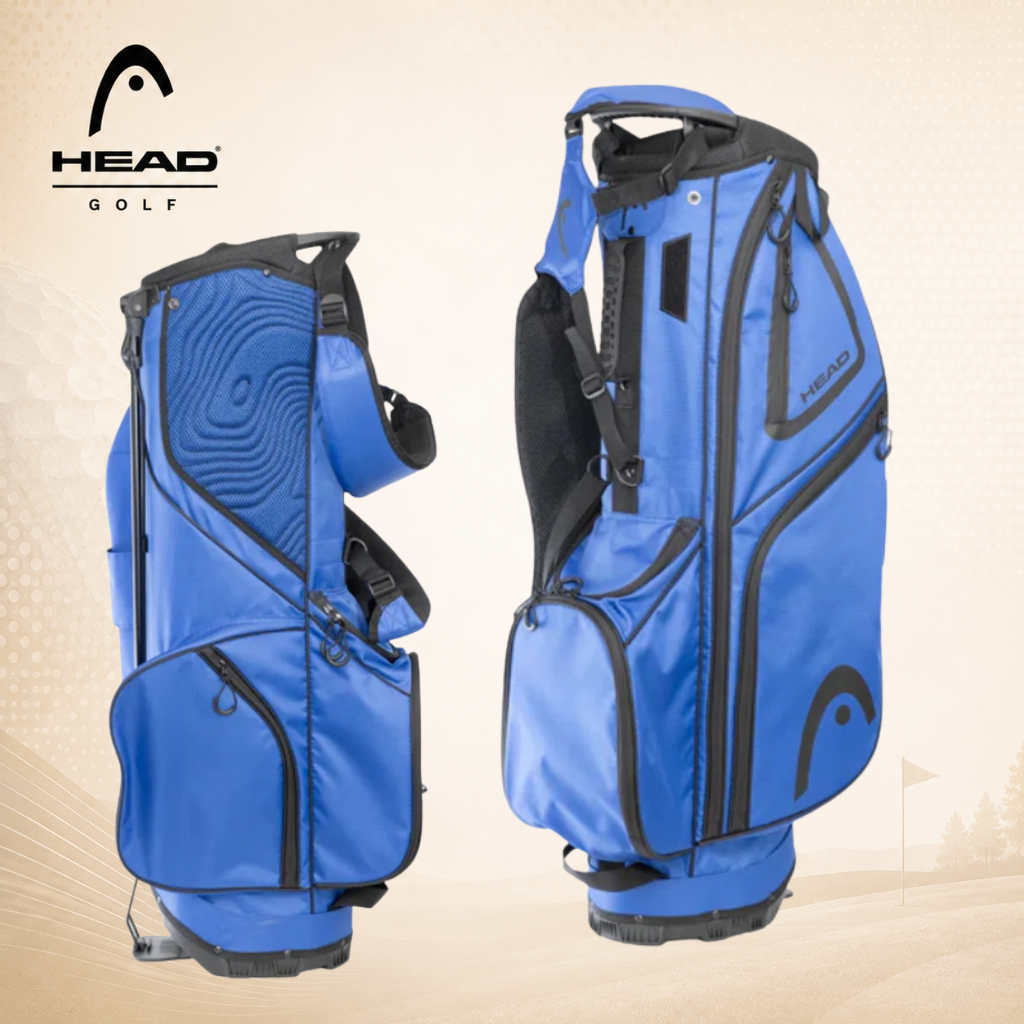 HEAD Golf Value Stand Bag blue/black on the course