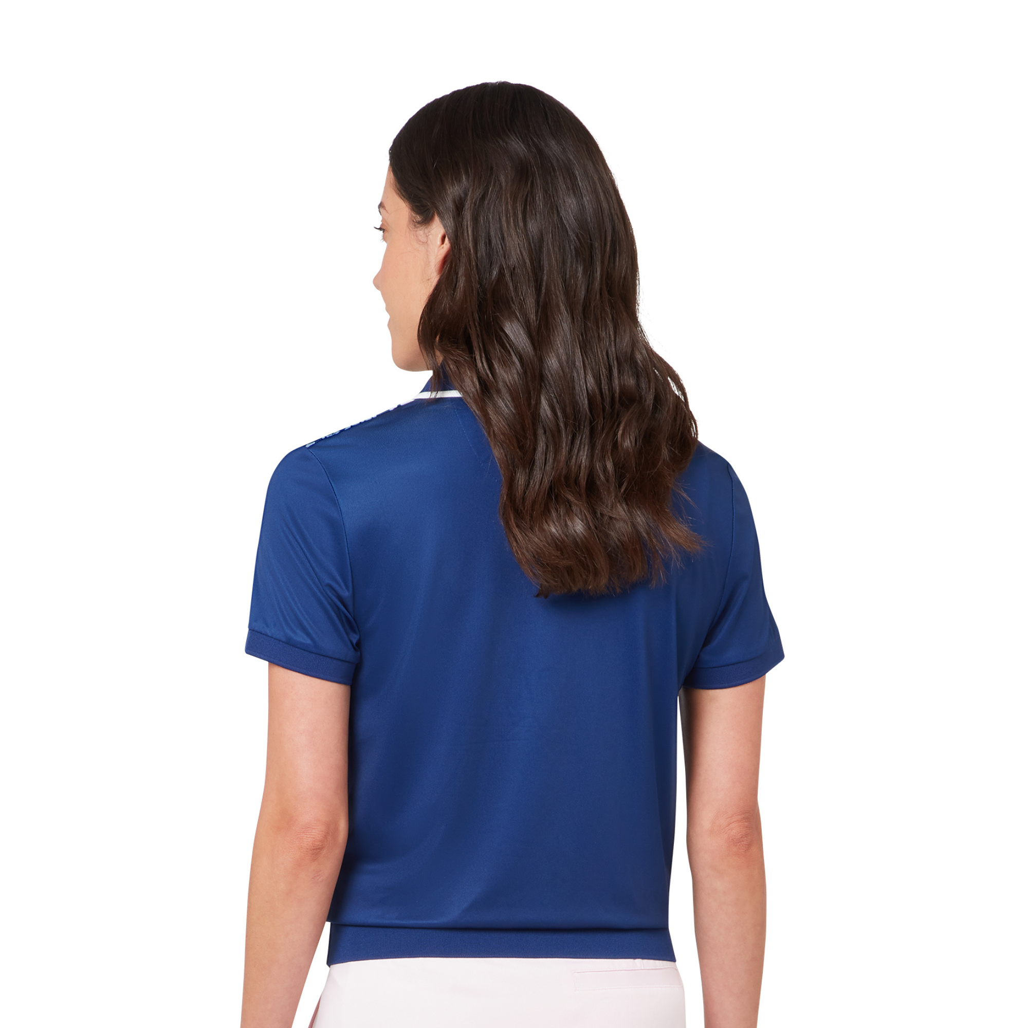 Callaway Floral Blossom Ladies Polo Blue Depths – widok szczegółowy
