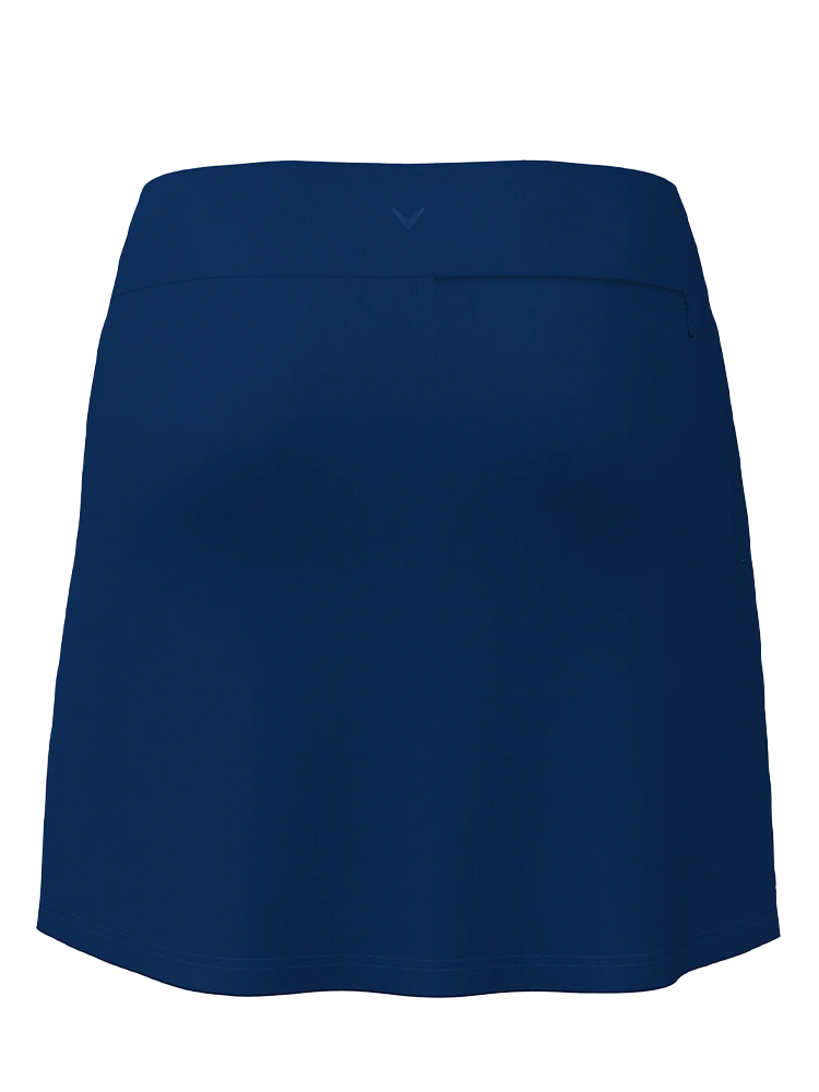 Callaway Floral Printed Wrap Skort Blue Depths – widok z boku ukazujący krój wrap