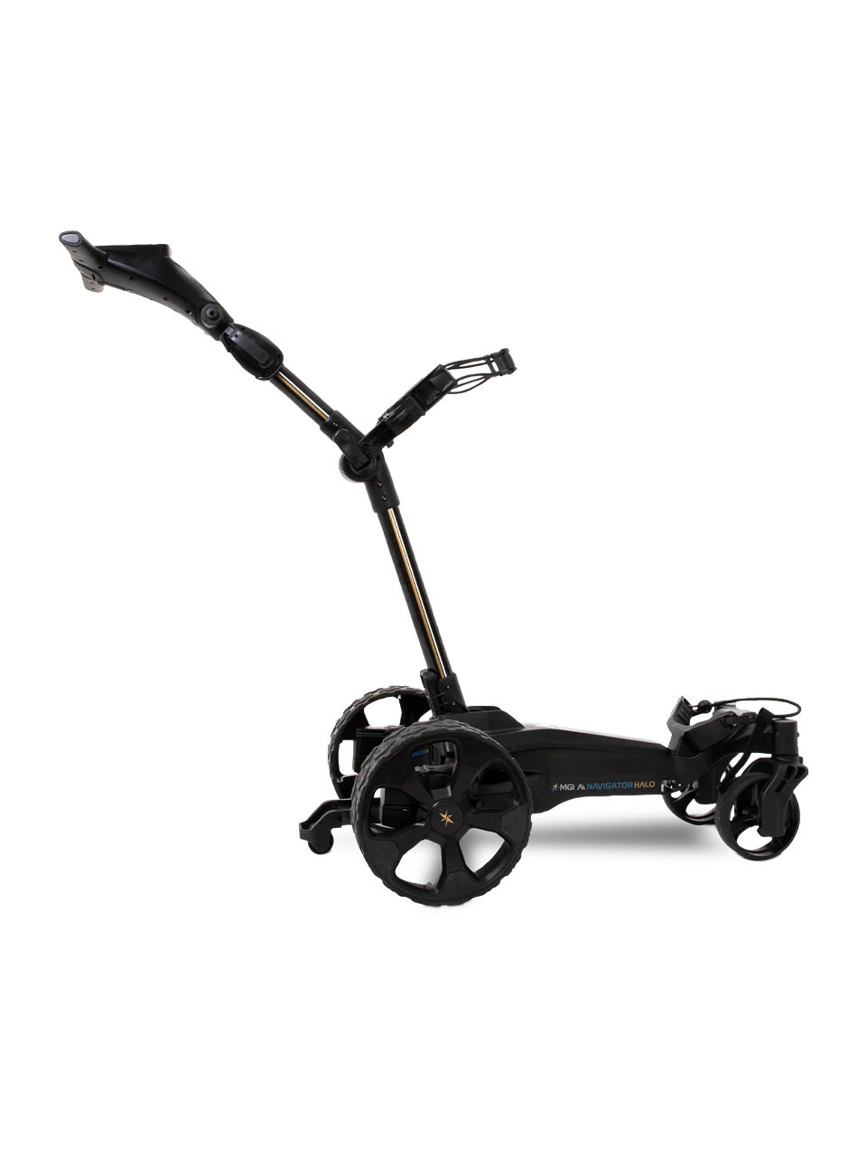 MGI Ai Navigator Halo innovative compact fold with retractable wheels