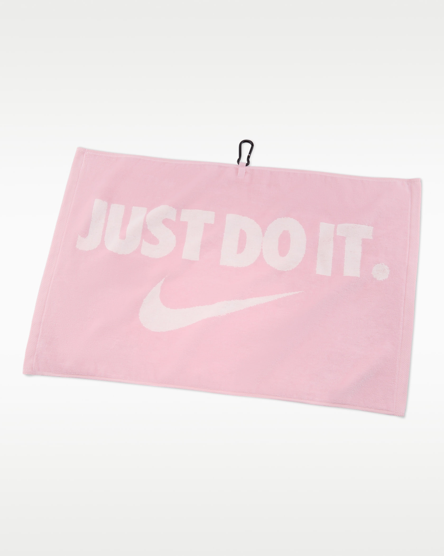 Nike Performance Golf Towel Pink Foam - moisture-absorbing terry cloth detail