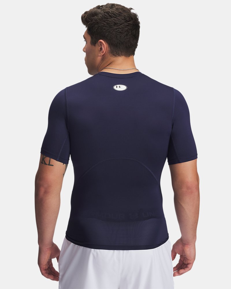 Under Armour HeatGear Compression Top – Widok z tyłu z panelami siatkowymi