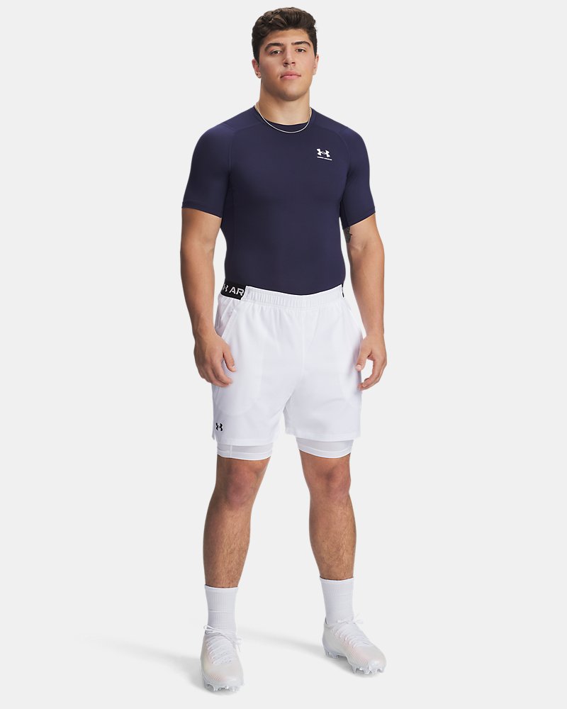 Under Armour HeatGear Compression Top – Widok z boku z rękawem raglanowym