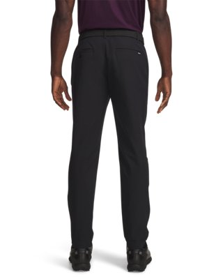 Under Armour UA Matchplay Tapered Pants – widok z tyłu, czarno-białe