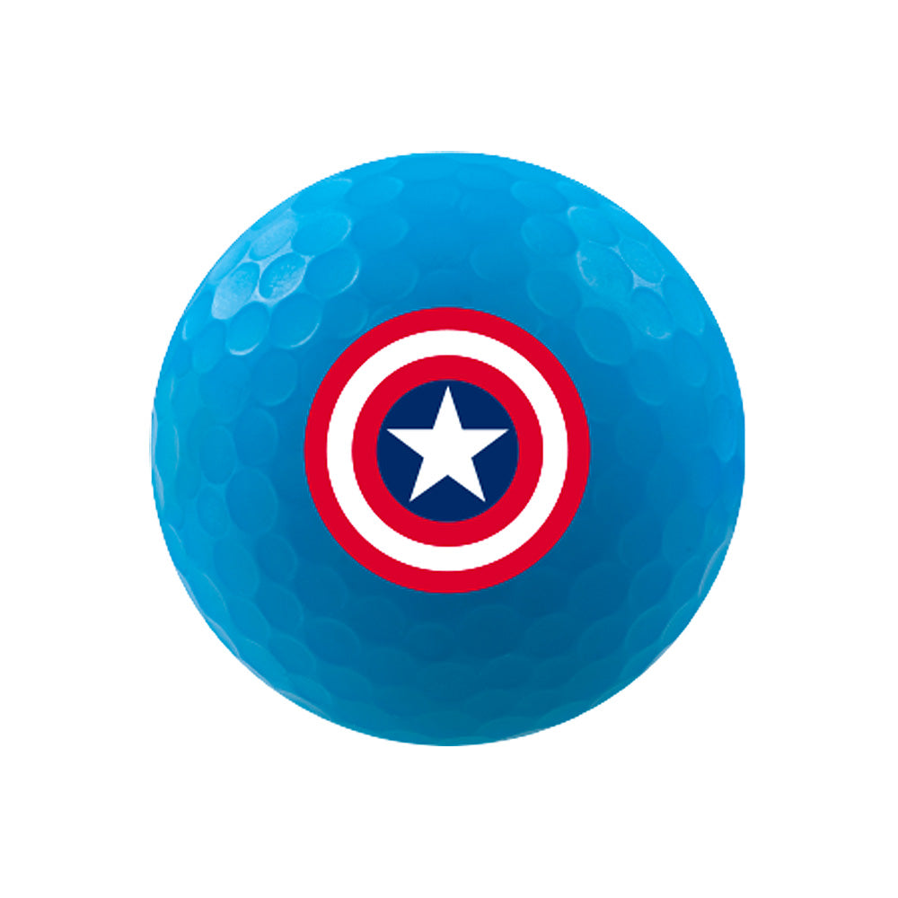 Niebieska piłka golfowa Captain America Volvik Vimat