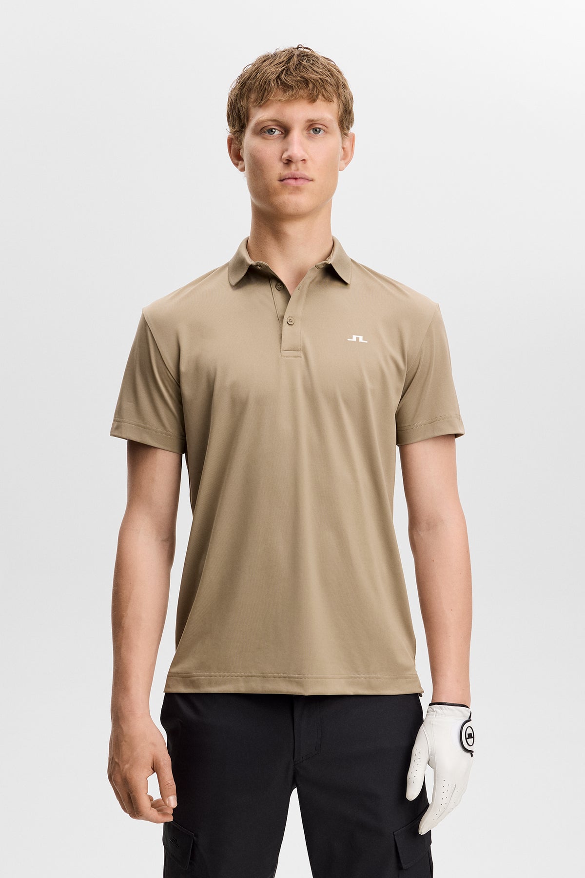 J.Lindeberg Bridge Polo Brindle – stylizacja na polu golfowym
