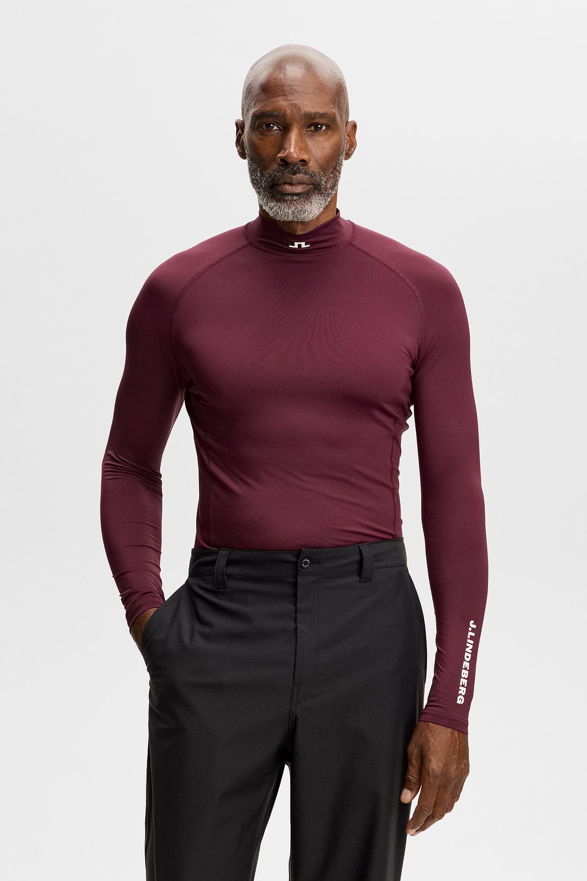 J.Lindeberg Ello Compression Top Winetasting – dopasowanie do gry na polu golfowym