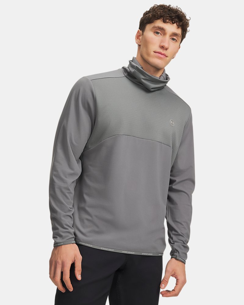 Under Armour Drive Funnel Neck – widok z przodu, gliniana zieleń