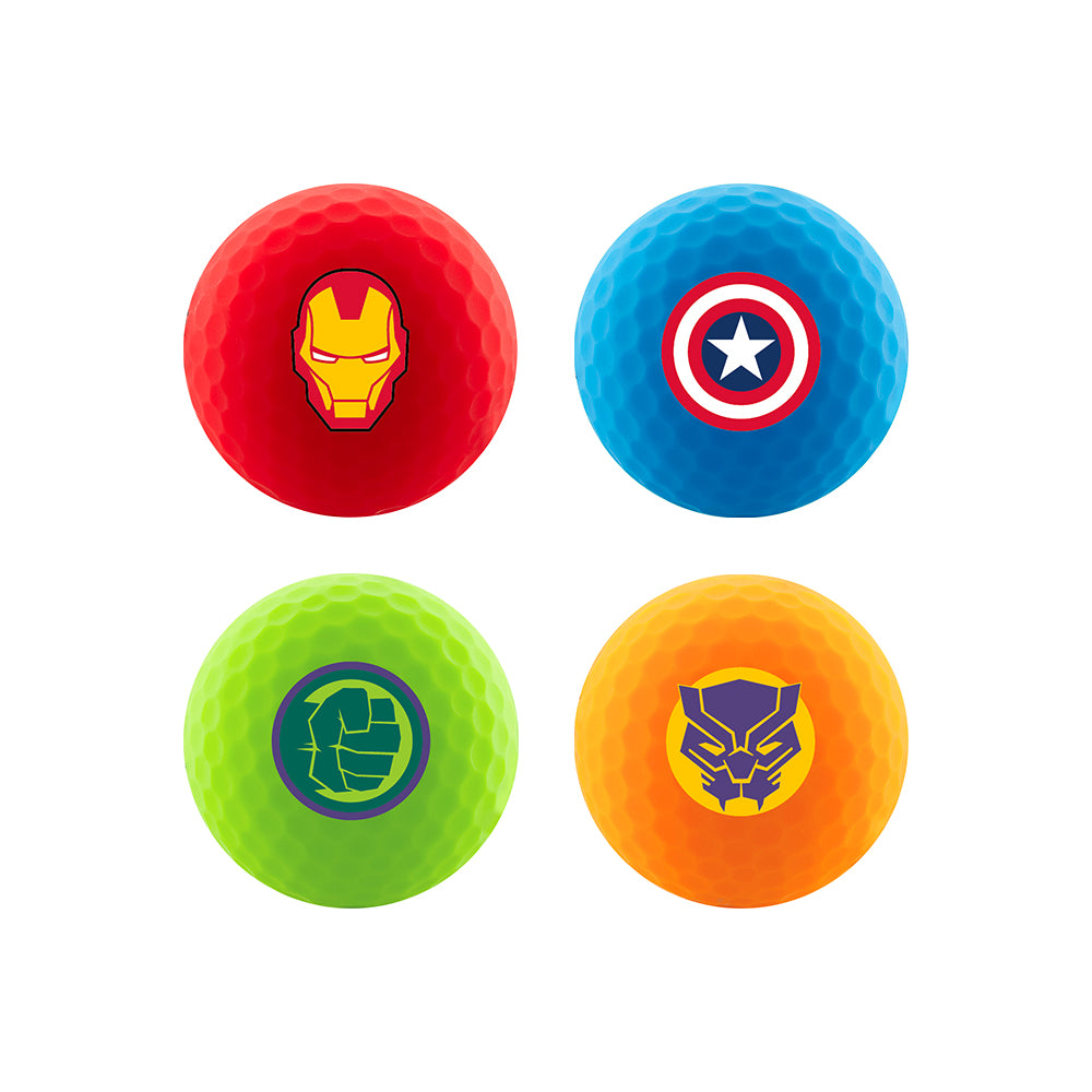 Piłki golfowe Volvik Vimat Avengers w czterech kolorach bohaterów